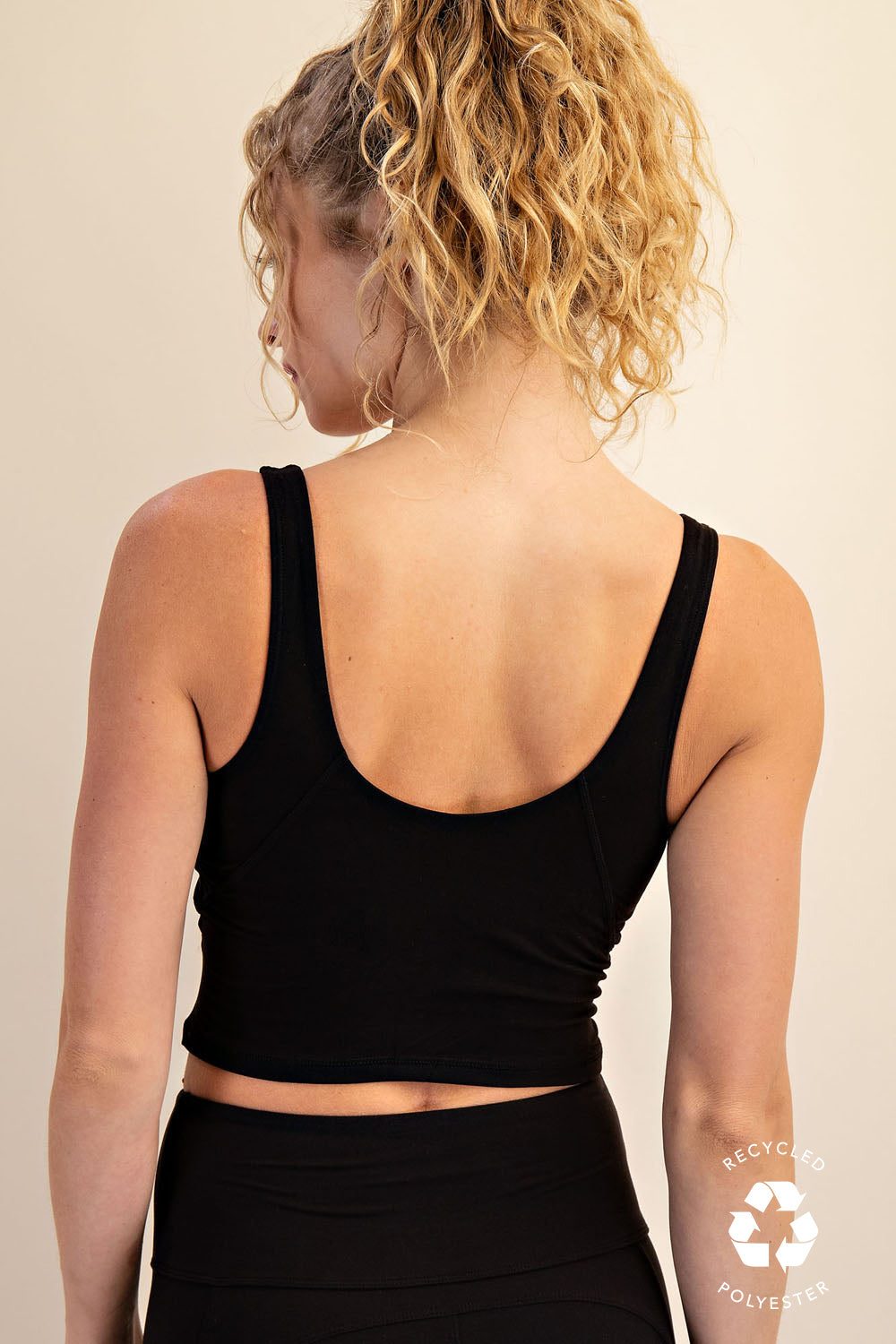 V-Neck Yoga Top w/Padding