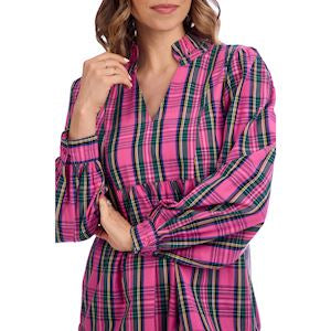 Mudpie Top Mitzy Plaid