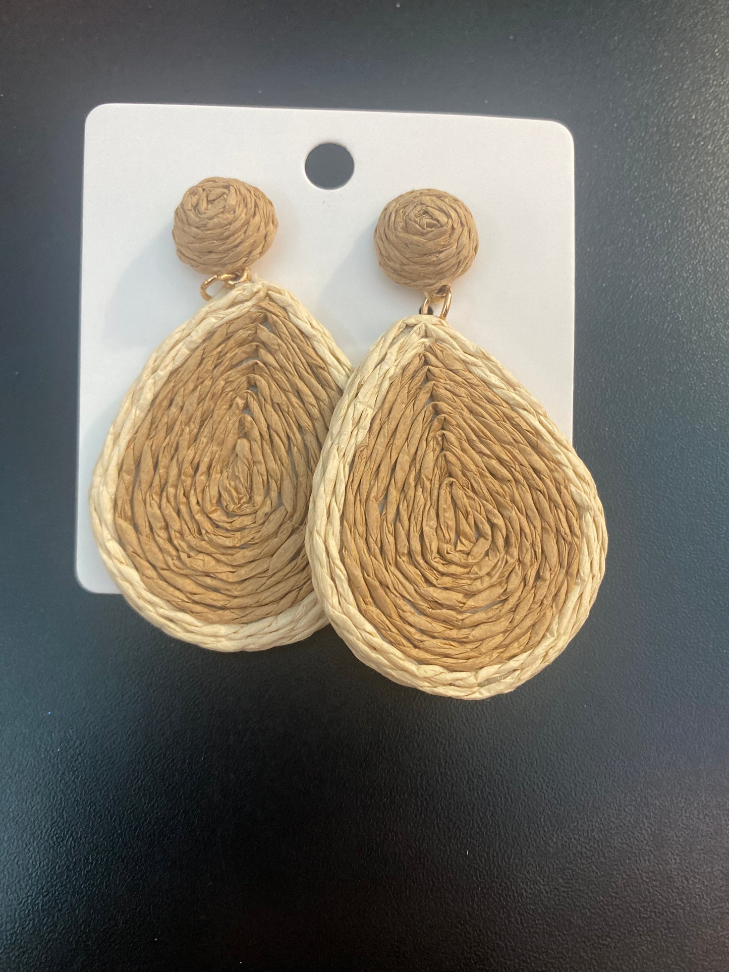 Khaki Drop Earrings