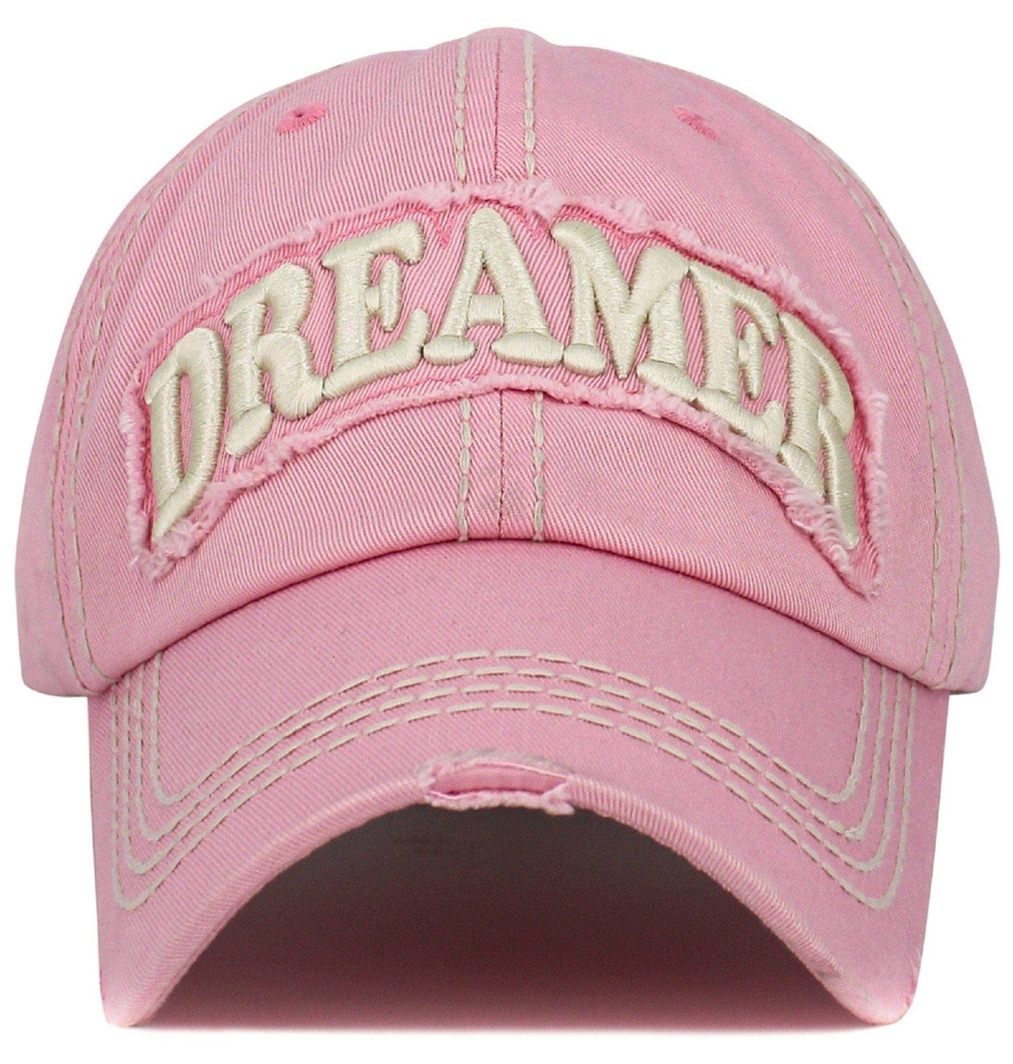 KBV1540 Dreamer Washed Vintage Cap: Black