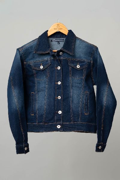 Button Front Denim Jacket