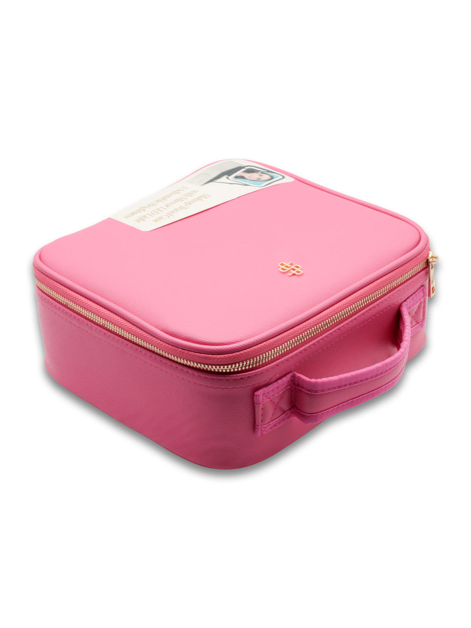 Vegan Leather Mirrored Light Up Travel Cases