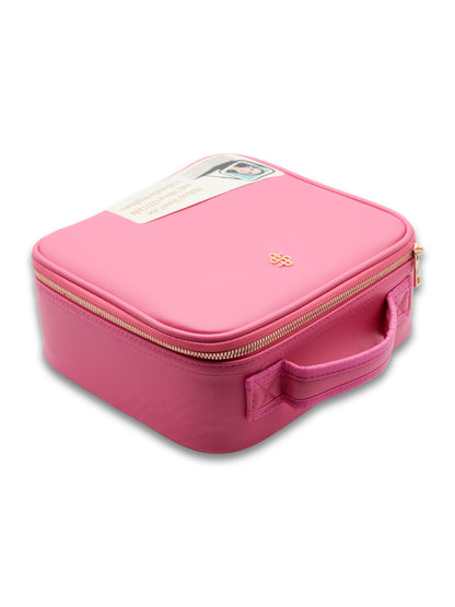 Vegan Leather Mirrored Light Up Travel Cases