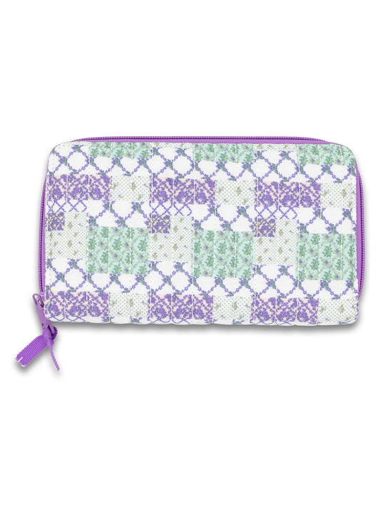 Quilted Wallet Purple