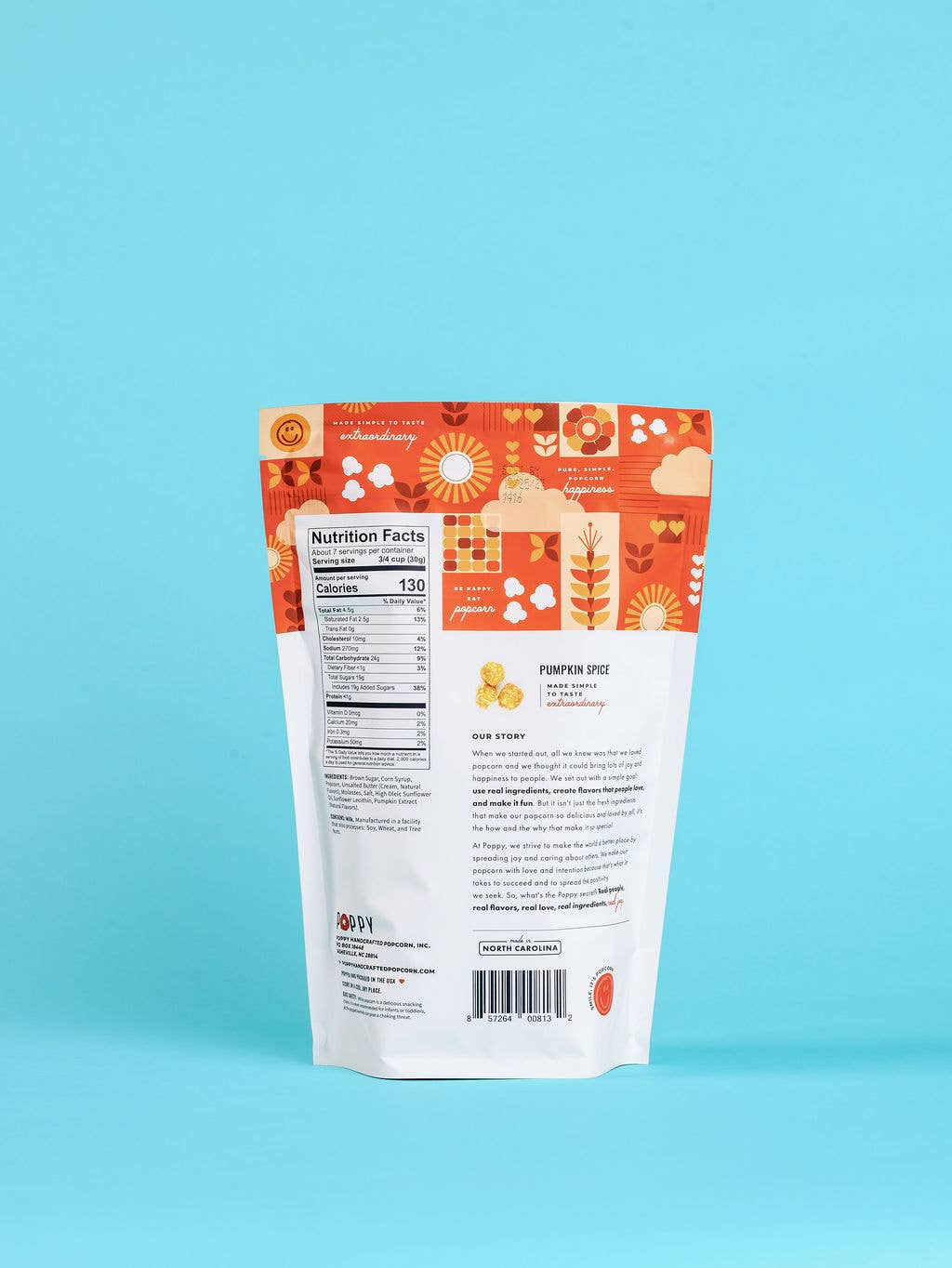 Pumpkin Spice Popcorn- Fall Seasonal