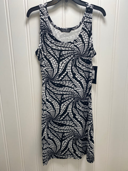 Black/White Printed Tank Dress