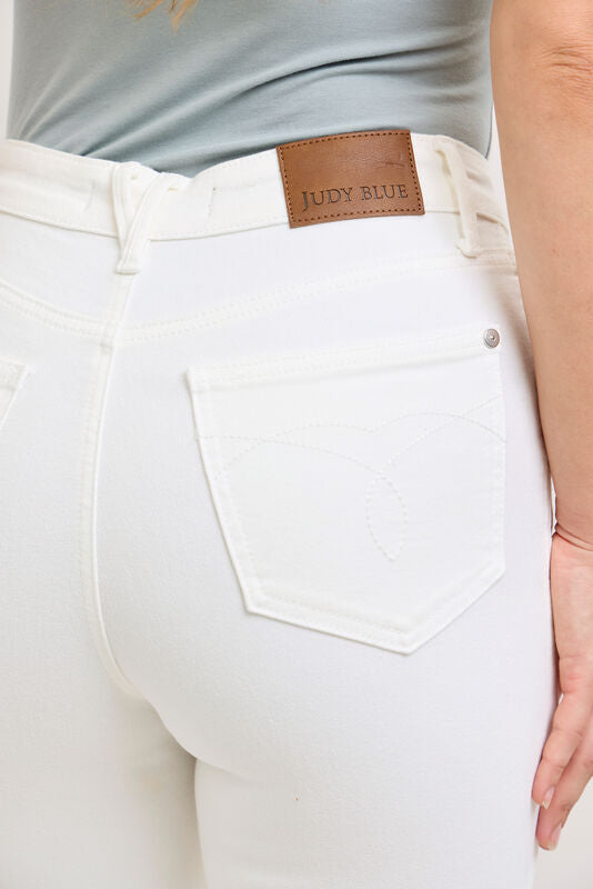 Judy Blue White Denim 881070 HW Tummy Control Pants