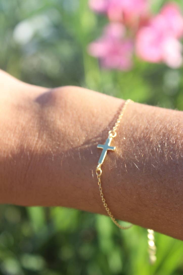 You are loved bracelet: 14k Vermeil