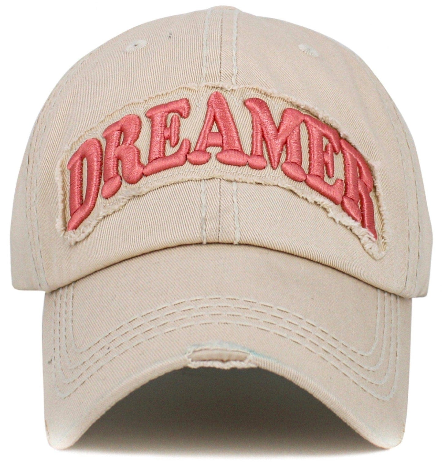 KBV1540 Dreamer Washed Vintage Cap: Black