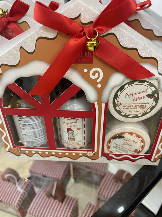 Peppermint Kisses Bath Gift Set
