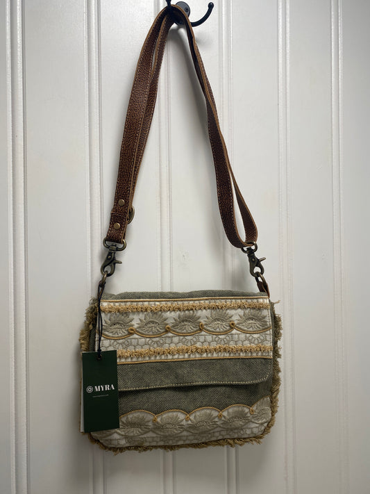 Myra Desert Dreams Petite Sage Crossbody Bag