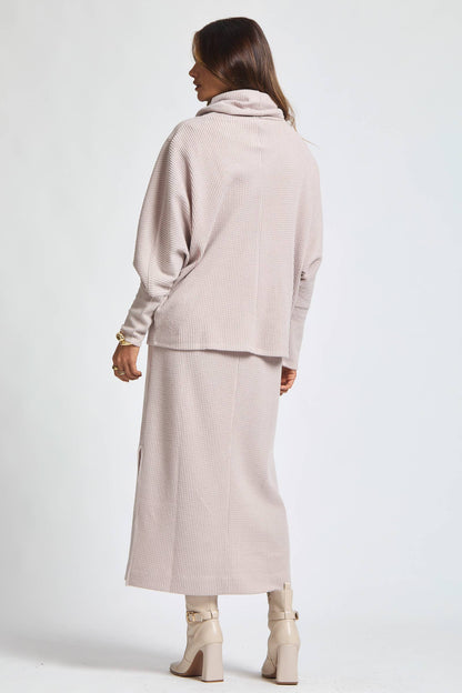 2 Piece Cozy Thermal Layered Set: Wine / M