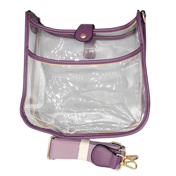 Game day Clear crossbody Bag: White