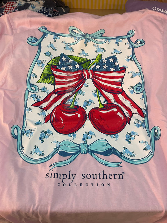 Simply Southern Cherry Americana T-Shirt