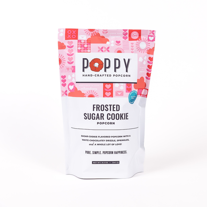 Frosted Sugar Cookie Popcorn