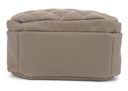 Angela Quilted Crossbody Bag: Red