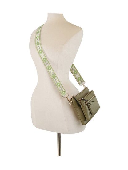 Melissa Crossbody With Guitar Strap: Denim