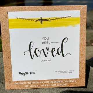 You are loved bracelet: 14k Vermeil