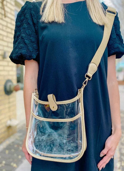 Game day Clear crossbody Bag: White