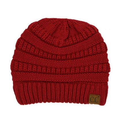 HAT20A Olivia Classic Knit Beanie: Navy