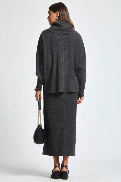 2 Piece Cozy Thermal Layered Set: Wine / S