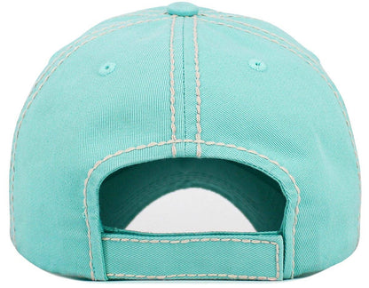 KBV1637 MAMA Vintage Baseball Cap: Hot Pink
