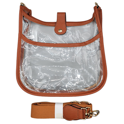Game day Clear crossbody Bag: White