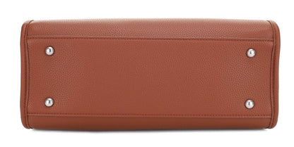 Georgie 2 in 1 Satchel/Crossbody Bag and Wallet Set: Taupe