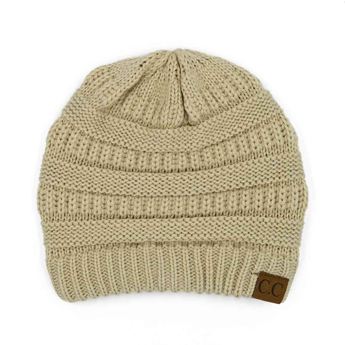 HAT20A Olivia Classic Knit Beanie: Indian Pink