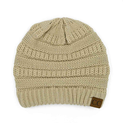 HAT20A Olivia Classic Knit Beanie: Indian Pink