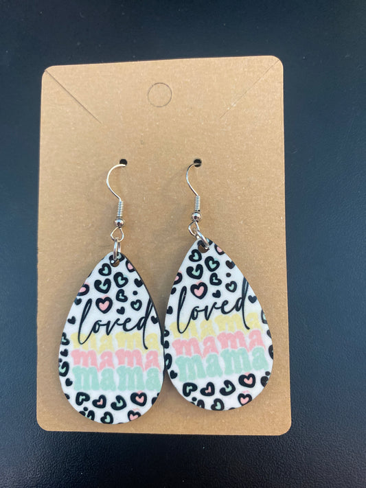 Loved Mama Earrings