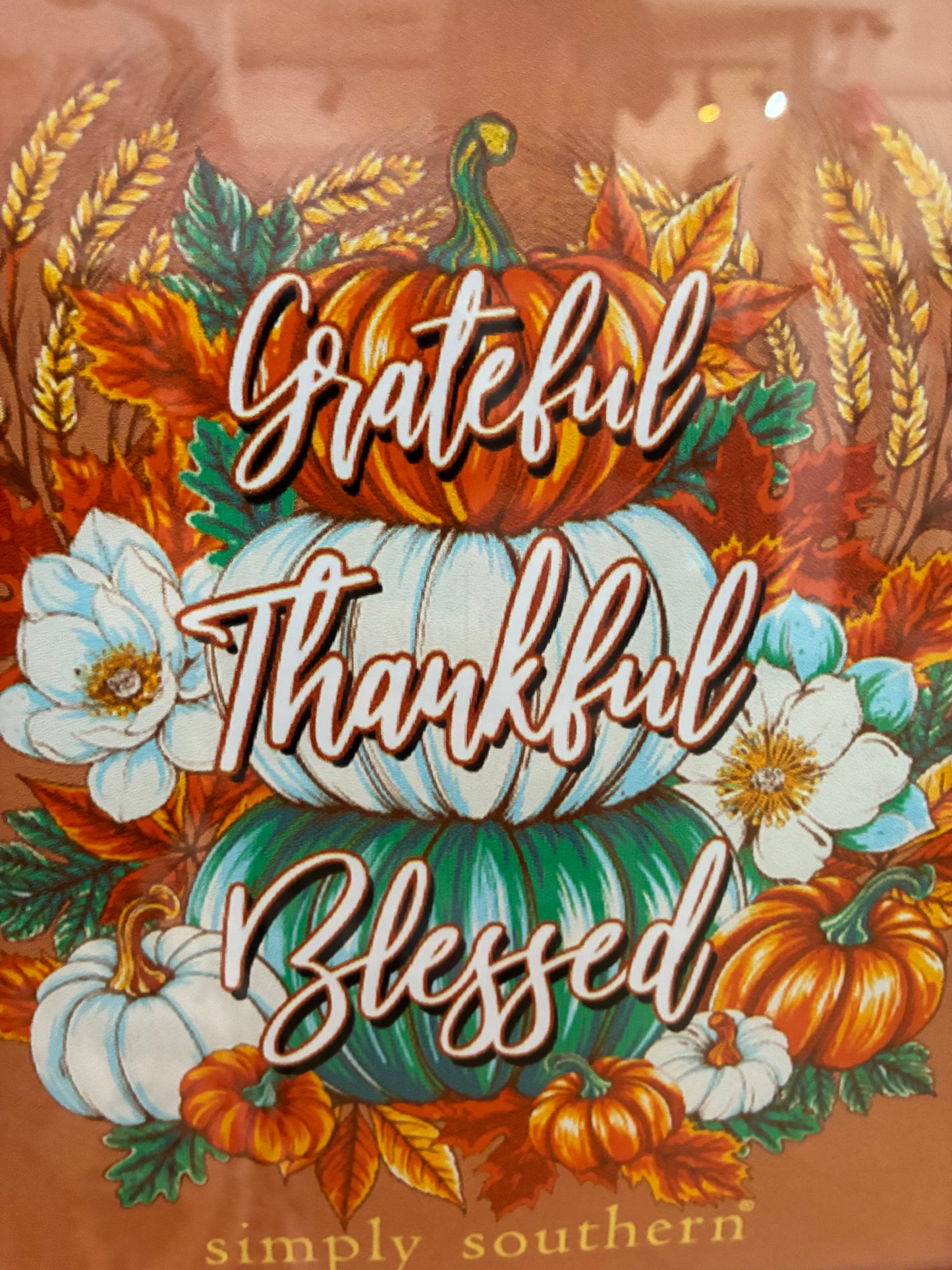 Simply Southern Grateful Thankful Blessed T-shirt