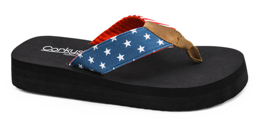 Corkys Liberty Flip Flop