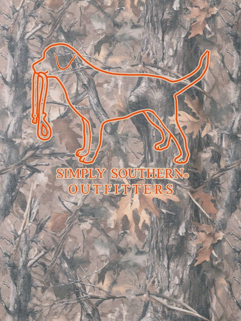 Simply Southern Men's Dog Logo Camo