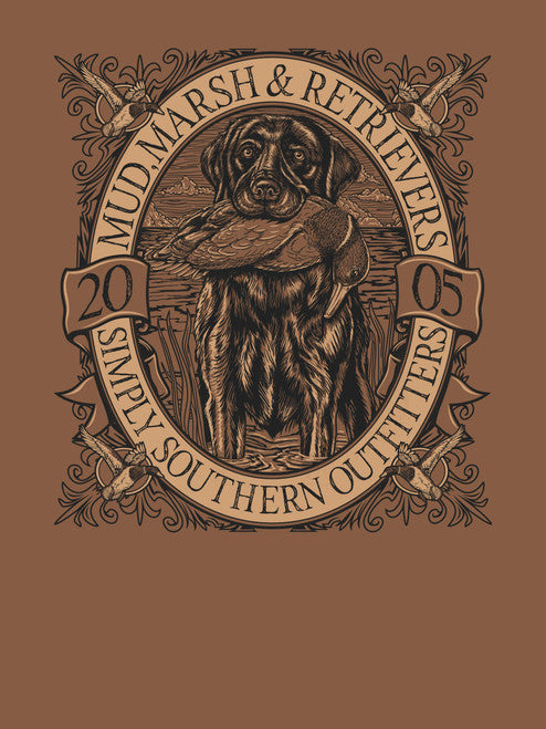 Simply Southern Men's Dog Emblem T-shirt