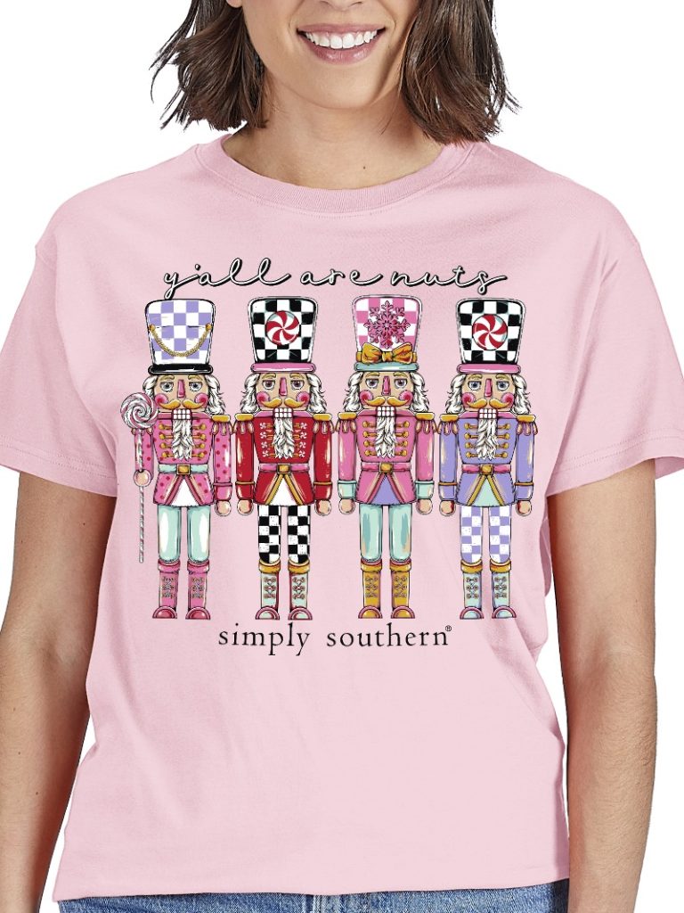 simply southern christmas nutcracker long sleeve t-shirt from La Boutique Reidsville, NC