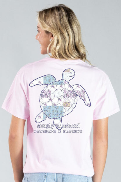 Simply Southern Sea Turtle Patch T-Shirt