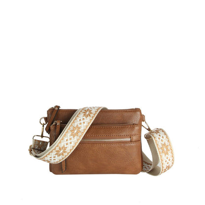 Melissa Crossbody With Guitar Strap: Denim