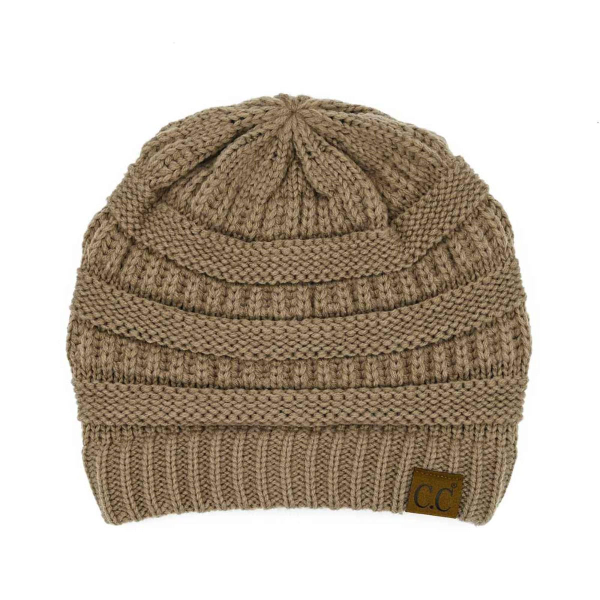 HAT20A Olivia Classic Knit Beanie: Indian Pink