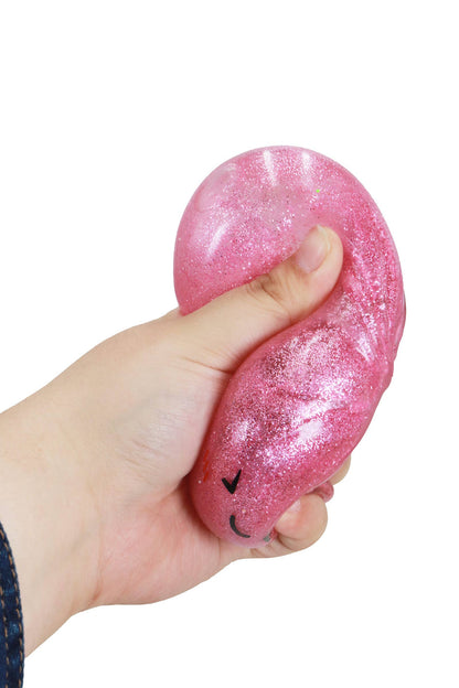 Fine Glitter Bao Bun Dumpling Jelly Slime Filled Squishy
