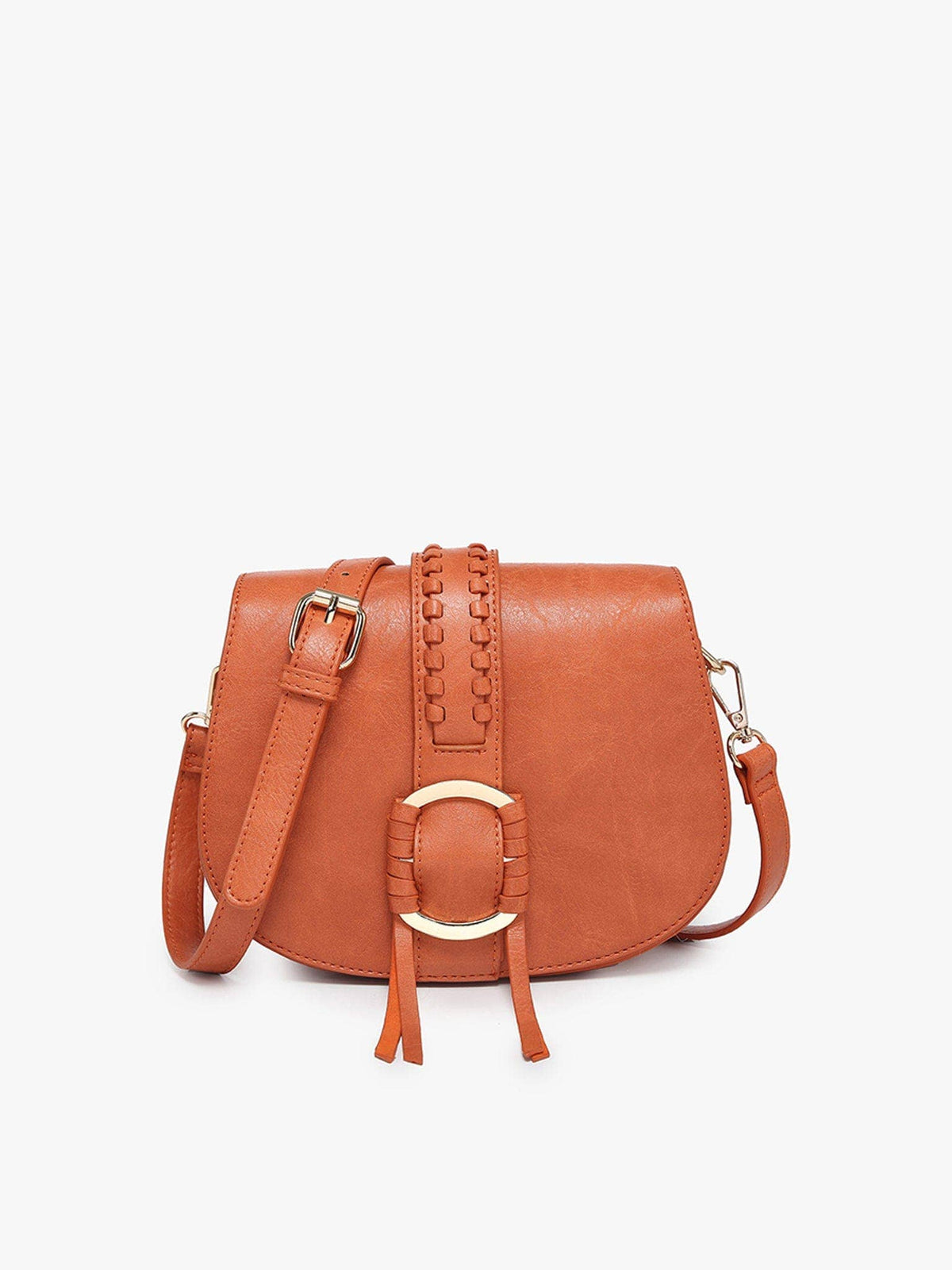 Georgie Front Detail Women's Crossbody Bag: Ginger