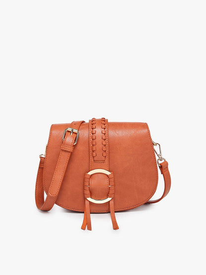 Georgie Front Detail Women's Crossbody Bag: Ginger