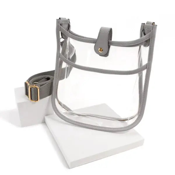 Game day Clear crossbody Bag: White