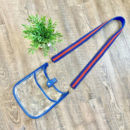 Game day Clear crossbody Bag: White