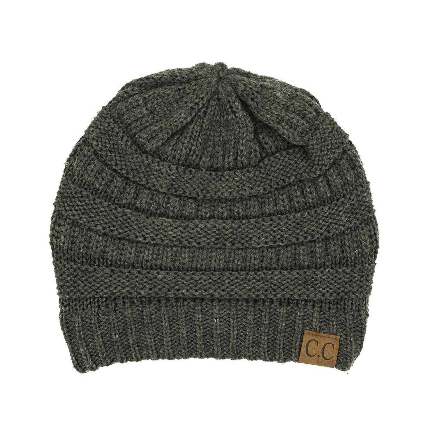 HAT20A Olivia Classic Knit Beanie: Indian Pink