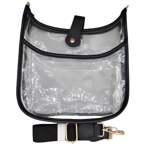 Game day Clear crossbody Bag: White