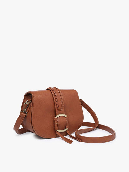 Georgie Front Detail Women's Crossbody Bag: Ginger
