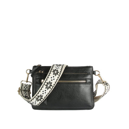 Melissa Crossbody With Guitar Strap: Denim