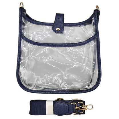 Game day Clear crossbody Bag: White