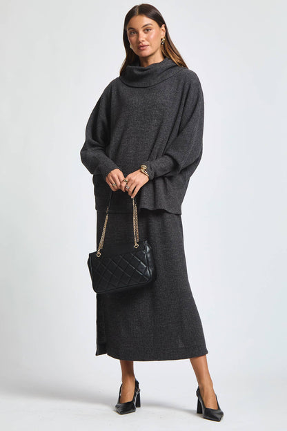 2 Piece Cozy Thermal Layered Set: Wine / M